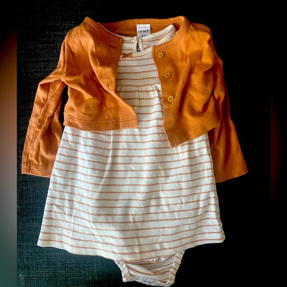 6 month striped dress